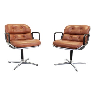 Set of Office Chairs by Charles Pollock for Knoll, 1980s For Sale