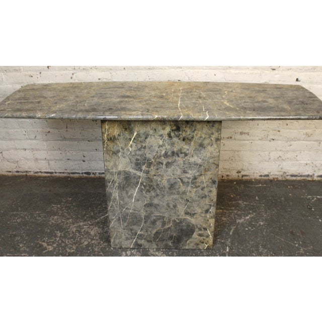 1960s Mid-Century Marble Console Table For Sale - Image 5 of 9