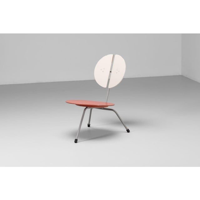 Metal Chair by Jan van Vliet for Metz & Co, The Netherlands, 1952 For Sale - Image 7 of 18