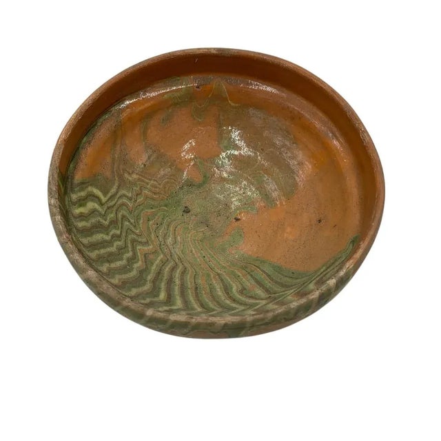 Mid 20th Century Vintage Hungarian Folk Art Decorative Bowl For Sale - Image 5 of 6