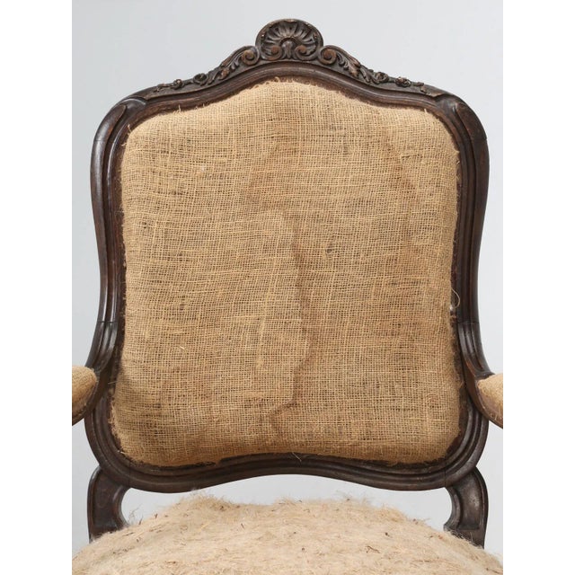 Set of Six Carved French Antique Living Room or Parlor Chairs For Sale - Image 12 of 12
