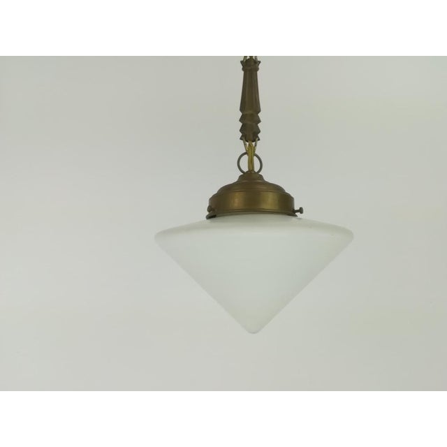 Art Deco Dwelling Ceiling Light, 1920s, Set of 2 For Sale - Image 4 of 10