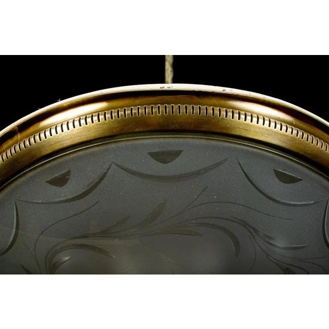 Mid-Century Ceiling Fixture or Pendant by Luigi Brusotti, Italy, 1940s For Sale - Image 9 of 18
