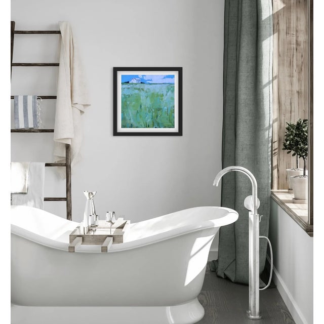 White Barn on the Horizon – Contemporary Landscape Oil For Sale In Reno/Lake Tahoe - Image 6 of 8