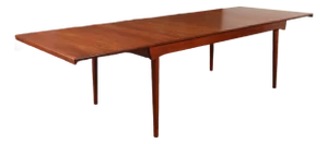 Danish Solid Teak Extension Dining Table by Finn Juhl for France & Daverkosen