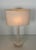 Mid-Century Modern 1970s Ceramic table lamp. French design by L Drummer For Sale - Image 3 of 12