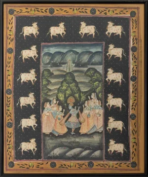 Indian Pichwai Painting, 19th C.