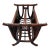 Vintage Bamboo & Split Reed Magazine/Newspaper Rack For Sale
