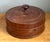Vintage Round Burl Wood Storage Box For Sale - Image 9 of 12