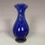 Vintage Cobalt Blue Glazed Fluted Vase With Double Handles - 8.7" For Sale In New York - Image 6 of 7