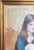 Mid 20th Century Early Oil Painting - Portrait of a Sitting Girl For Sale - Image 5 of 9
