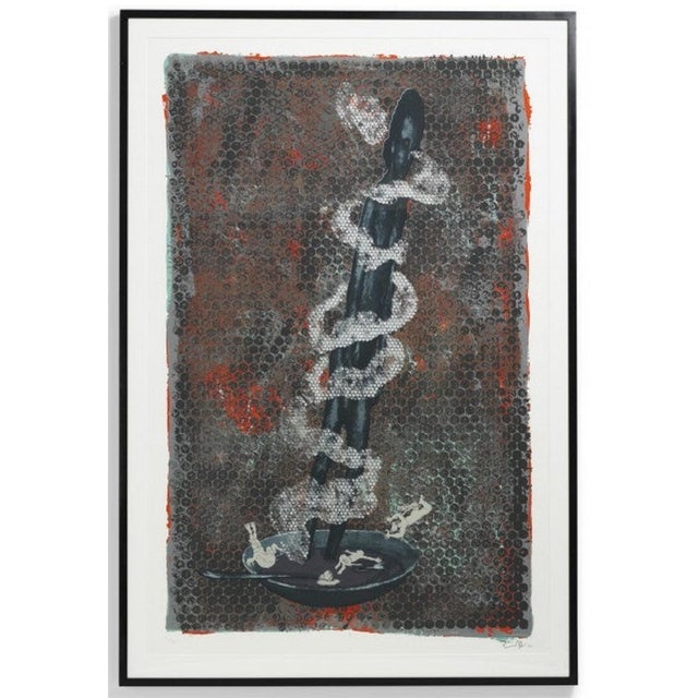 Jörg Immendorf, Large Silkscreen Serigraph Neo Figurative Expressionist Print Jorg Immendorff, 2006 For Sale - Image 9 of 10