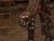 English 19th Century Oak Corner Chair with Carved Foliage and New Upholstery For Sale - Image 9 of 10