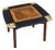 1960s John Stuart Game Table in Walnut Leather and Brass For Sale
