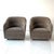 Textile 1970s Tight Back Lounge Chairs Attributed to Ward Bennett for Brickel Associates in Mohair For Sale - Image 7 of 8