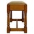 Antique English Oak Writing Table with Matching Stool, 1900s, Set of 2 For Sale - Image 9 of 18