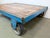 Large Industrial Blue Coffee Table Cart, 1960s For Sale - Image 4 of 16