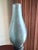 Vintage Mid Century 1960s Mini Hurricane Lantern Blue Glass For Sale - Image 4 of 9