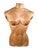 Immerse yourself in the timeless elegance of 1950s French artistry with this elegant wooden female torso. Sculpted from...