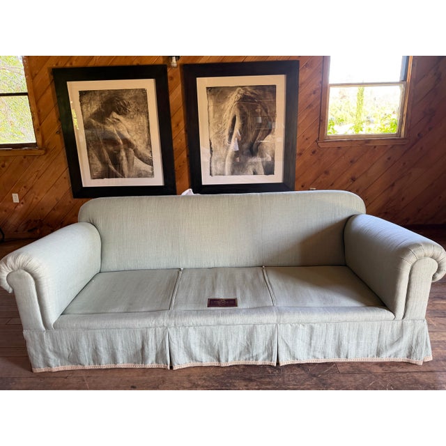 O Henry House Custom Slip Cover Couch For Sale In Los Angeles - Image 6 of 9