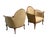 1980s Pair Vintage Oversized Carved Louis XV Style Canapé Lounge Chairs For Sale - Image 5 of 11