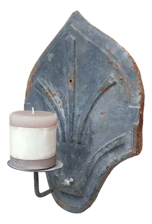Antique Cast Iron Wall Sconce