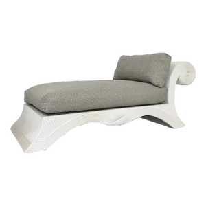 Vintage Betty Cobonpue Scultura Rattan Chaise Lounge