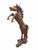Contemporary Vintage Rustic Life-Size Teak Root and Driftwood Rearing Horse Sculpture For Sale - Image 3 of 12