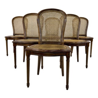 Louis XVI Style Dining Chairs - Set of 6 For Sale