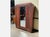 Brown Antique Art Deco Wardrobe, 1930 For Sale - Image 8 of 12