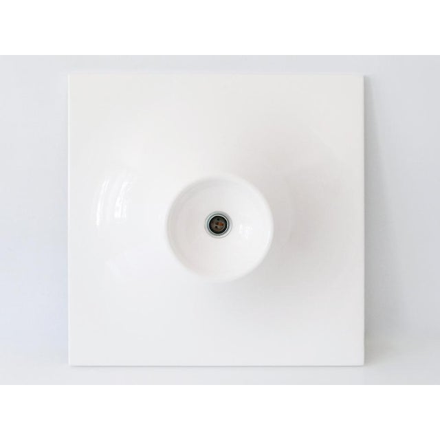 White Large Mid-Century Modern Wall Lamps in Fiberglass, 1970s, Set of 3 For Sale - Image 8 of 18