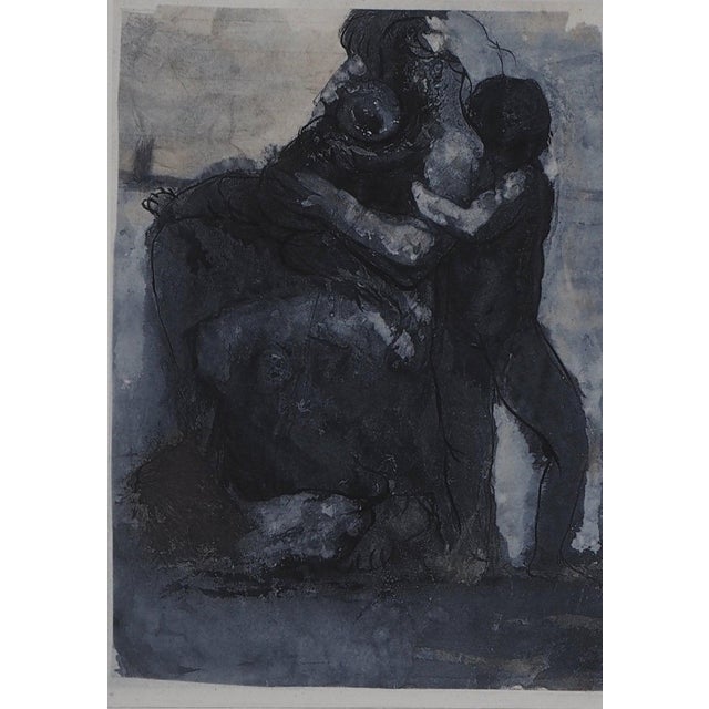 Auguste Rodin, Femme et ses enfants, Etching For Sale
