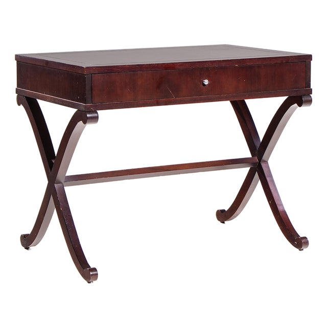 Barbara Barry for Baker Mahogany Side Table For Sale