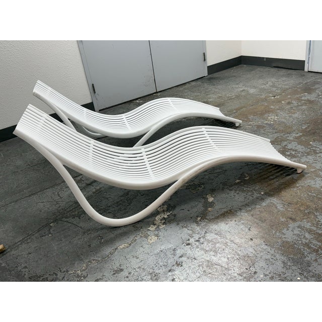Eugeni Quitllet Outdoor Vondom Ibiza Sun Loungers, Pair For Sale - Image 4 of 12