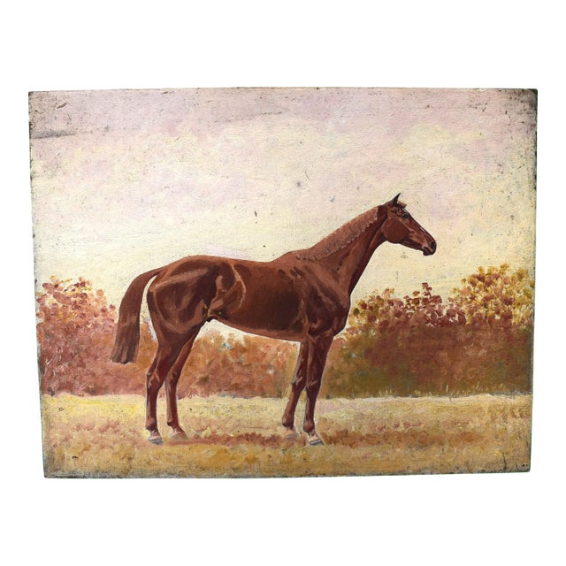 Chestnut Horse O/C by Paul Brown For Sale