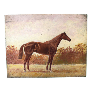Chestnut Horse O/C by Paul Brown