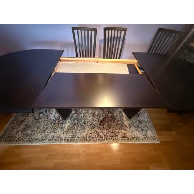 Skovby Denmark Wenge Dining Set, Extendable (Butterfly Leaf) Table & 6 Chairs. For Sale - Image 10 of 10