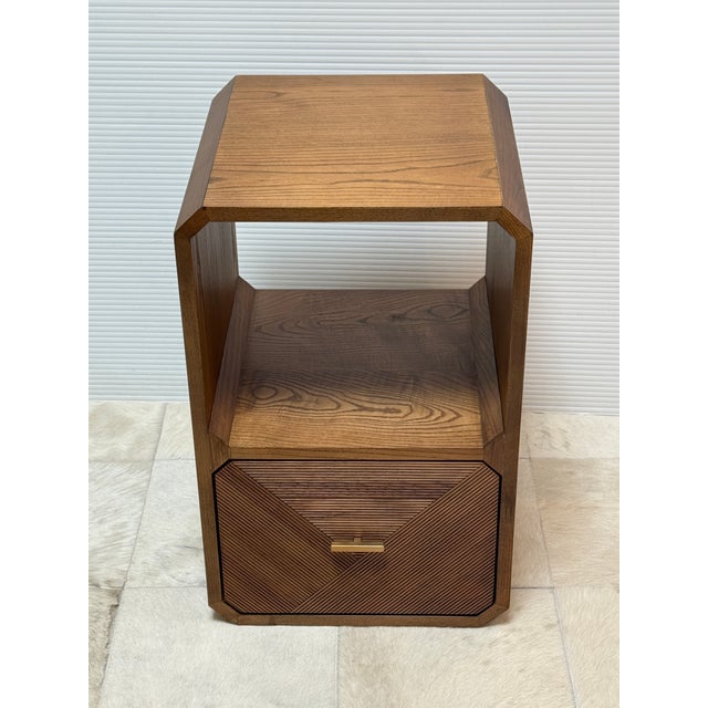 Four Hands Caspian End Table, Natural Ash Wood For Sale - Image 4 of 12
