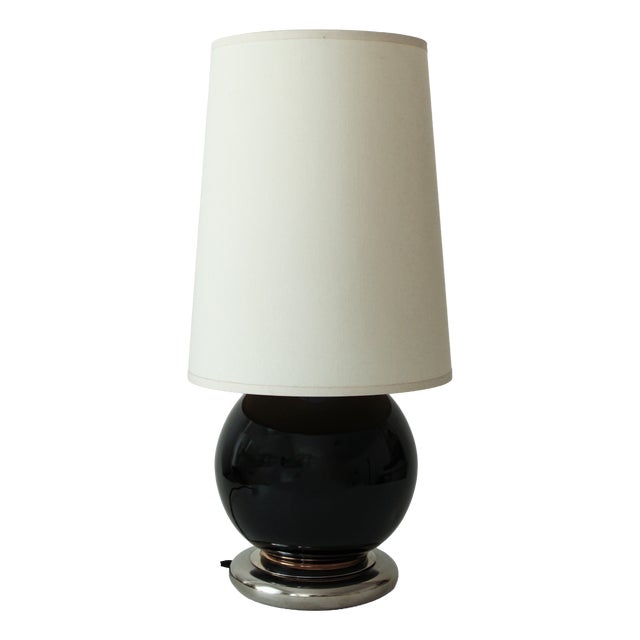 Art Deco Table Lamp in the style of Jacques Adnet, 1930s For Sale