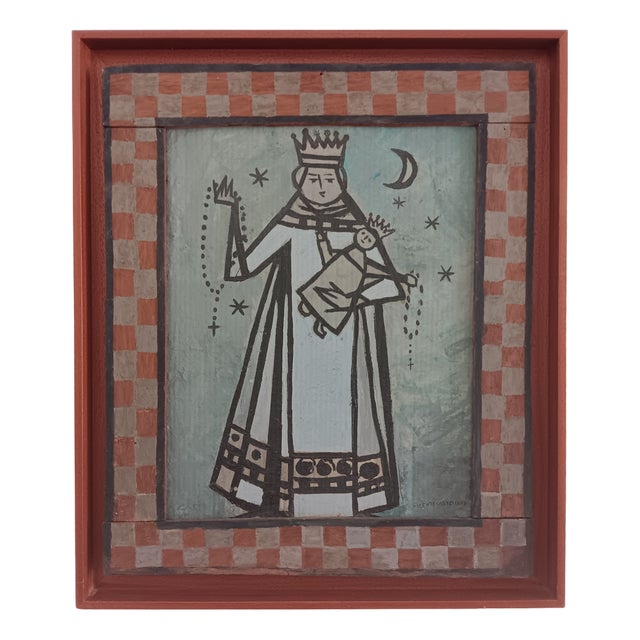 Vicente Castellano, Figure, 1950s, Oil Painting For Sale