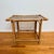 Vintage Burnt Bamboo, Rattan & Smoked Glass Coastal Modern Side Tables — A Pair For Sale In Richmond - Image 6 of 7