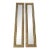 Vintage Mid-Century Faux Bamboo Gold Gilt Accent Mirrors - Pair (Made in Usa) For Sale