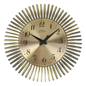 Mid-Century Bohemian Anker Quartz Wall Clock, 1960s