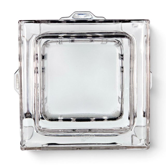 Transparent Waterford Metropolitan Crystal Votive Candle Holder, Germany, Art Deco Revival For Sale - Image 8 of 11