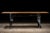 Early 20th Century Industrial Table on Antique Cast Iron Base For Sale - Image 5 of 15