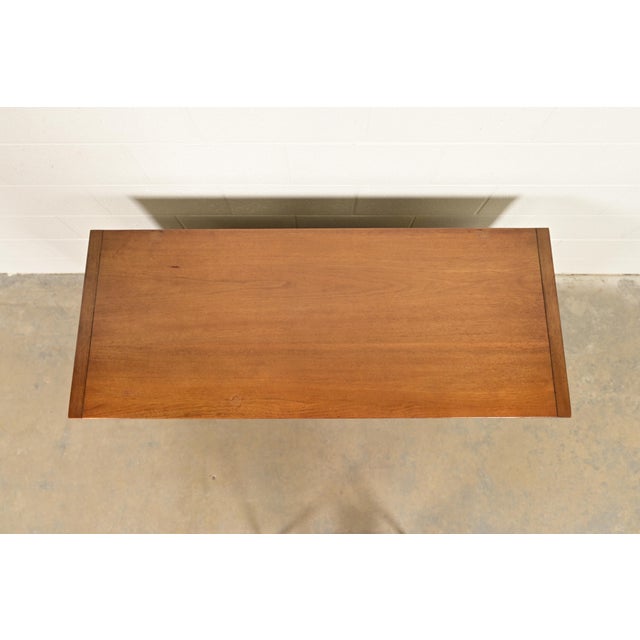 John Van Koert for Drexel Profile Mid-Century Modern Sculpted Walnut Dresser or Credenza, 1961 For Sale - Image 13 of 17
