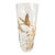 1980s Gold Flying Geese Glass Vase For Sale