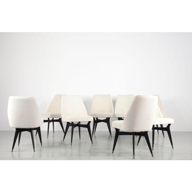 Ab 100 Chairs by Melchiorre Bega for Altamira, 1954, Set of 8 For Sale - Image 11 of 18