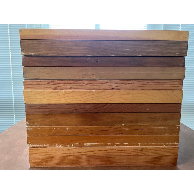 Set of 6 Vintage Uc Berkeley Museum Entomology Specimen Cases – Cis Stamped For Sale In San Francisco - Image 6 of 11