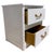Mid 20th Century Mid 20th Century Pair of Palm Beach Faux Bamboo White Nightstands With Woven Drawer Fronts & Brass Hardware For Sale - Image 5 of 8